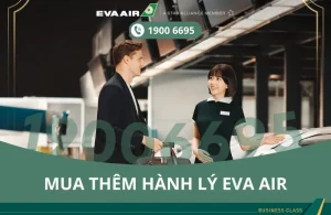 Phí mua thêm hành lý ký gửi EVA Air