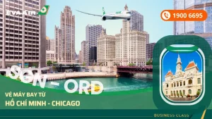 Vé máy bay từ TPHCM đi Chicago EVA Air
